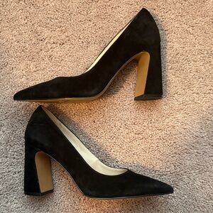 Vince Camuto Black Suede Heels